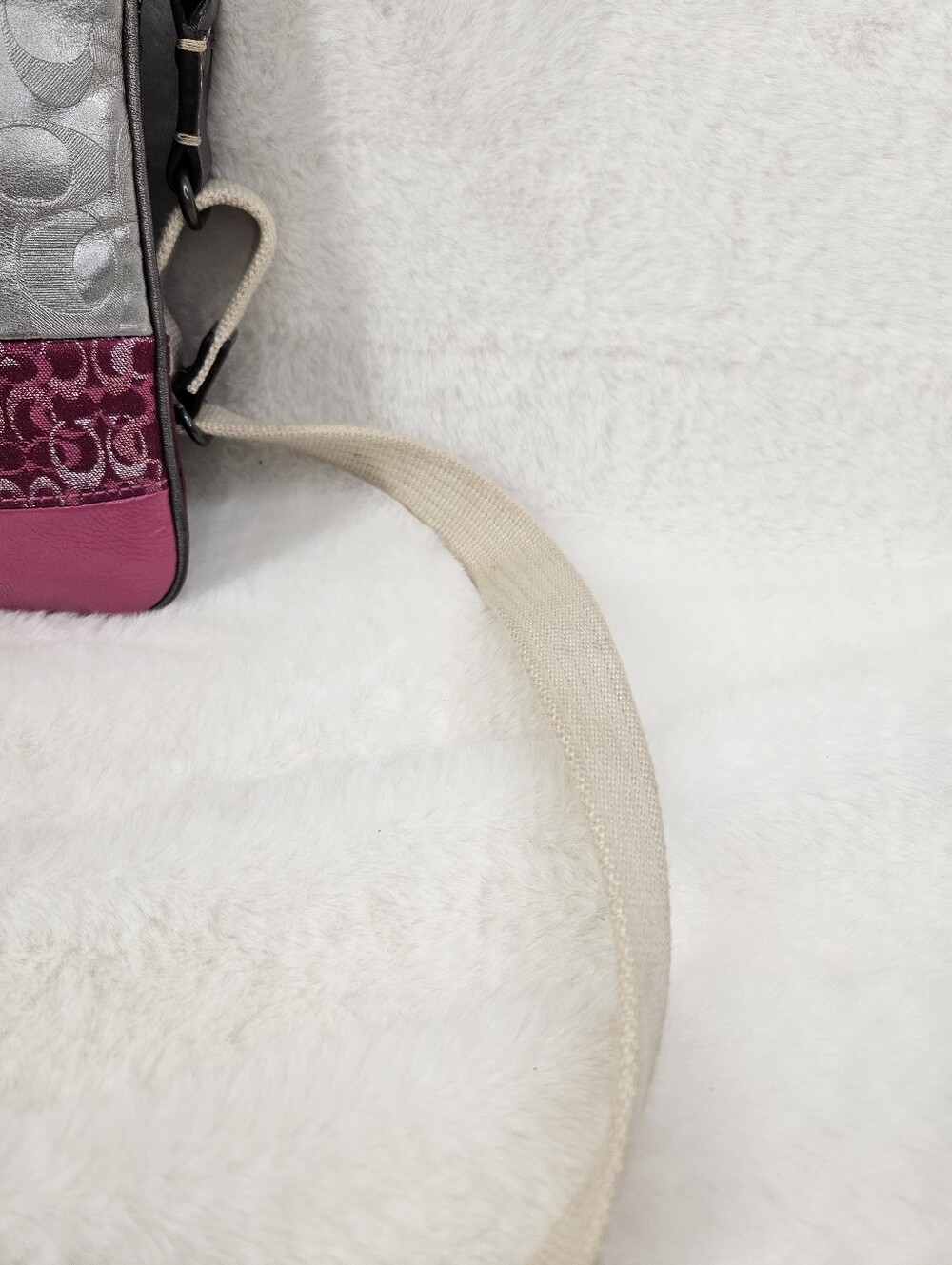 Coach Pink Patchwork Crossbody Bag - Picture 10 of 13